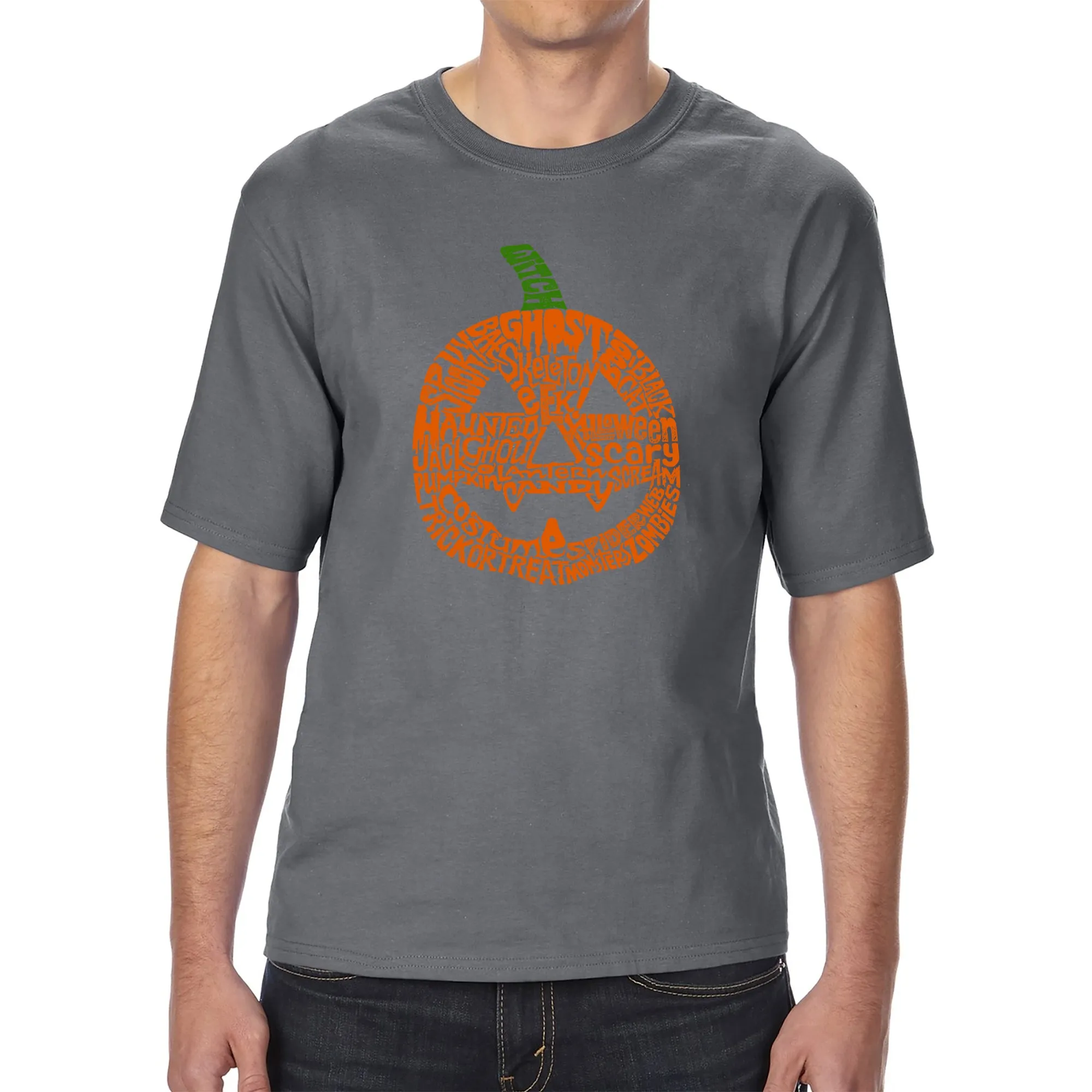 Pumpkin - Men's Tall Word Art T-Shirt sold by LA Pop Art product image thumbnail 4
