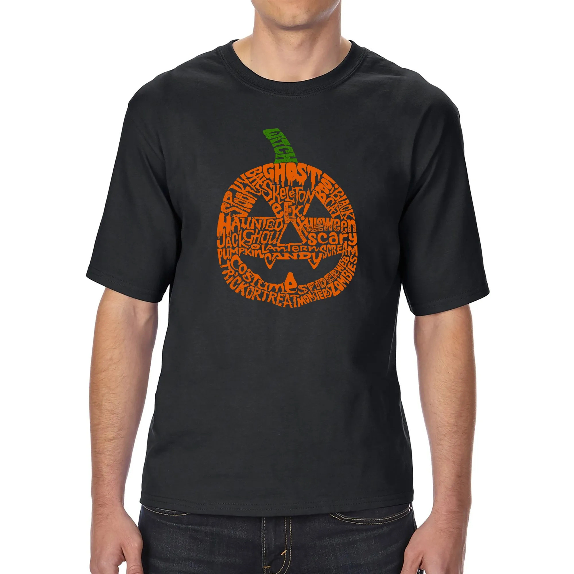 Pumpkin - Men's Tall Word Art T-Shirt sold by LA Pop Art