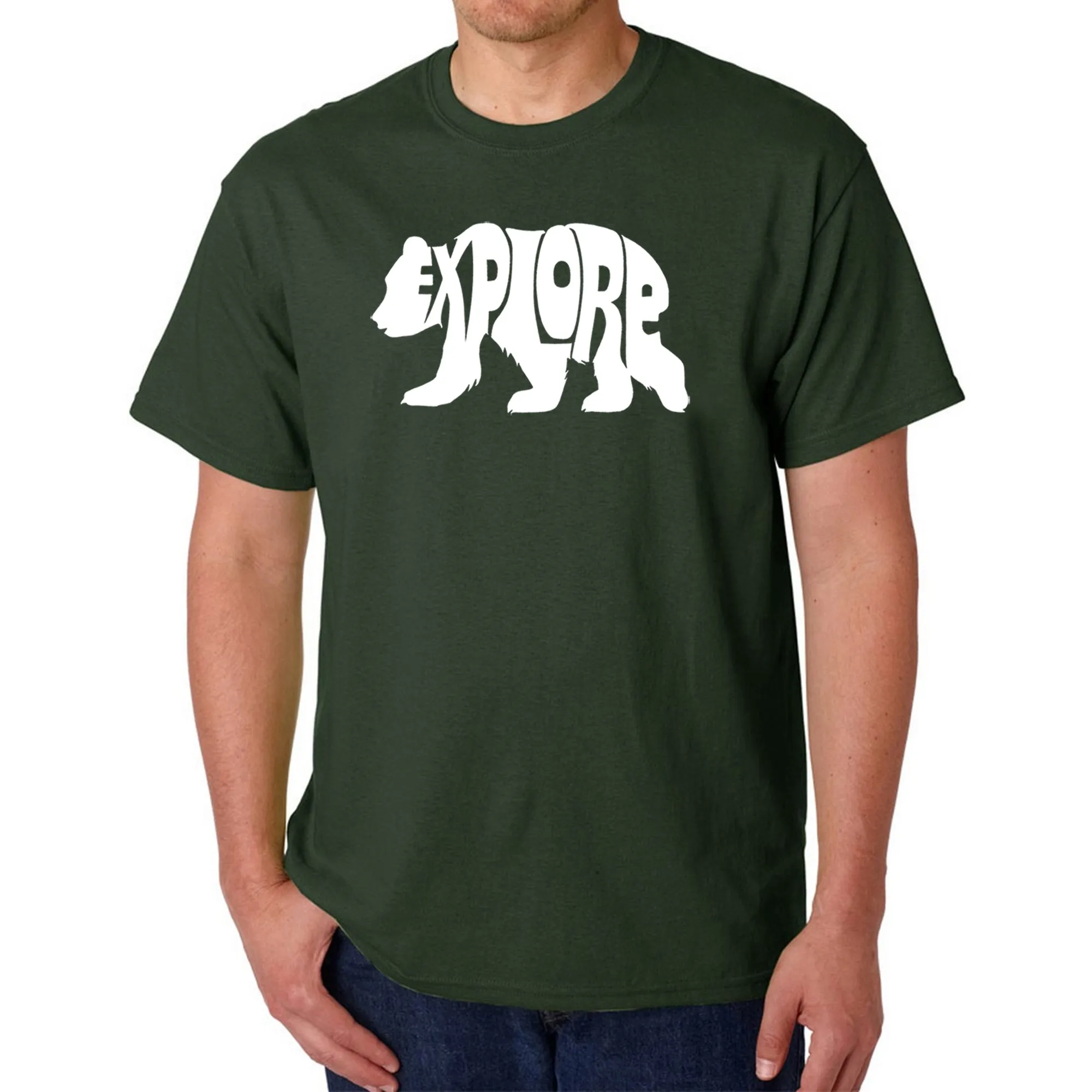 Explore - Men's Word Art T-Shirt sold by LA Pop Art product image thumbnail 4