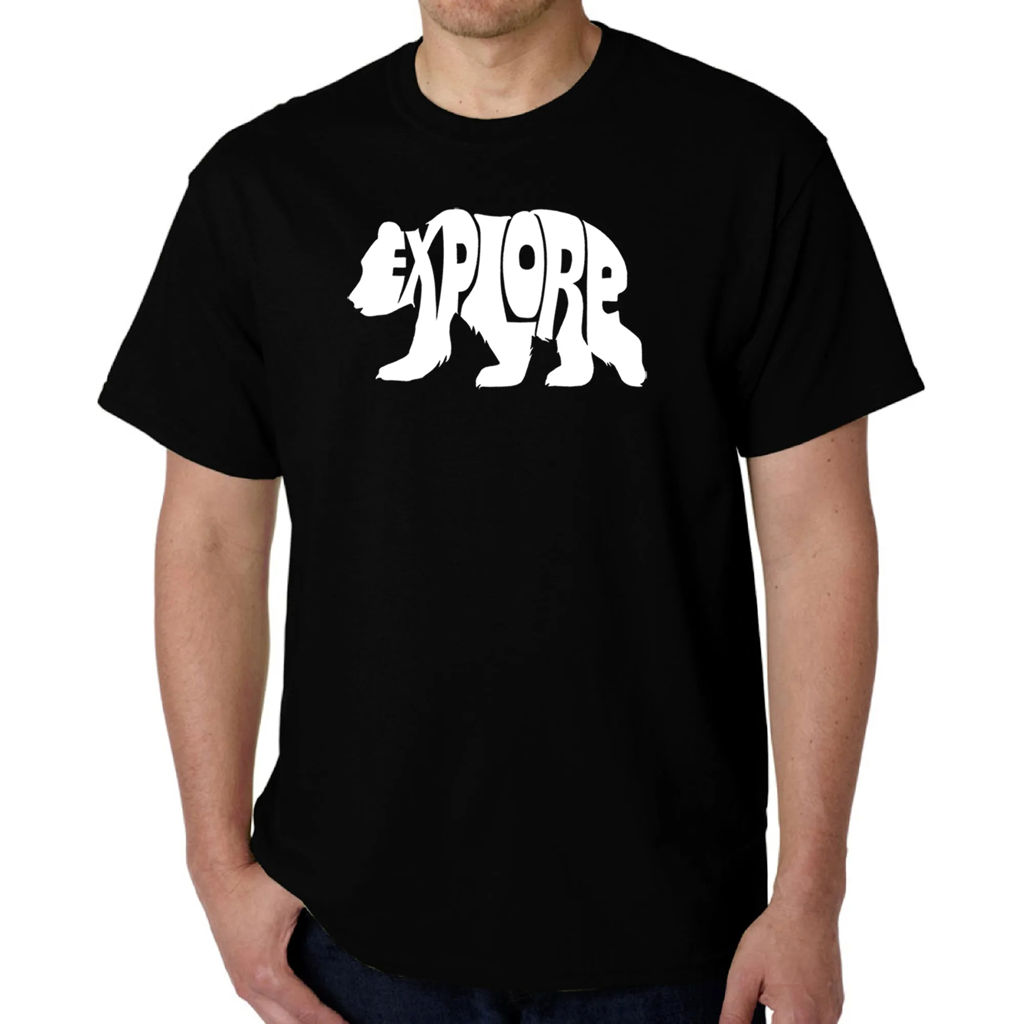 Explore - Men's Word Art T-Shirt sold by LA Pop Art