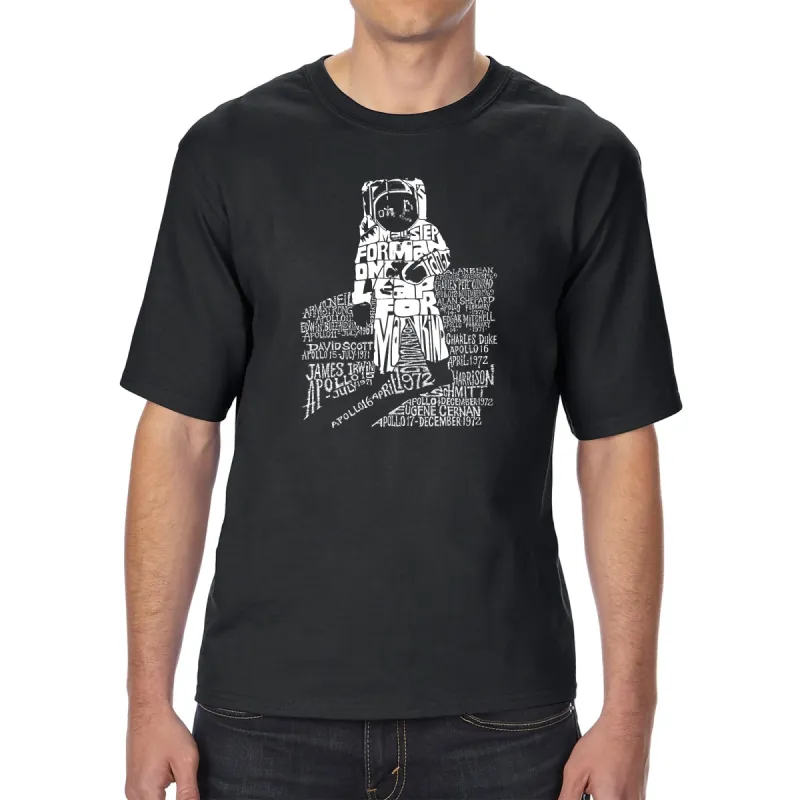 ASTRONAUT - Men's Tall Word Art T-Shirt sold by LA Pop Art