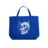 7 Deadly Sins Skull - Large Word Art Tote Bag sold by LA Pop Art