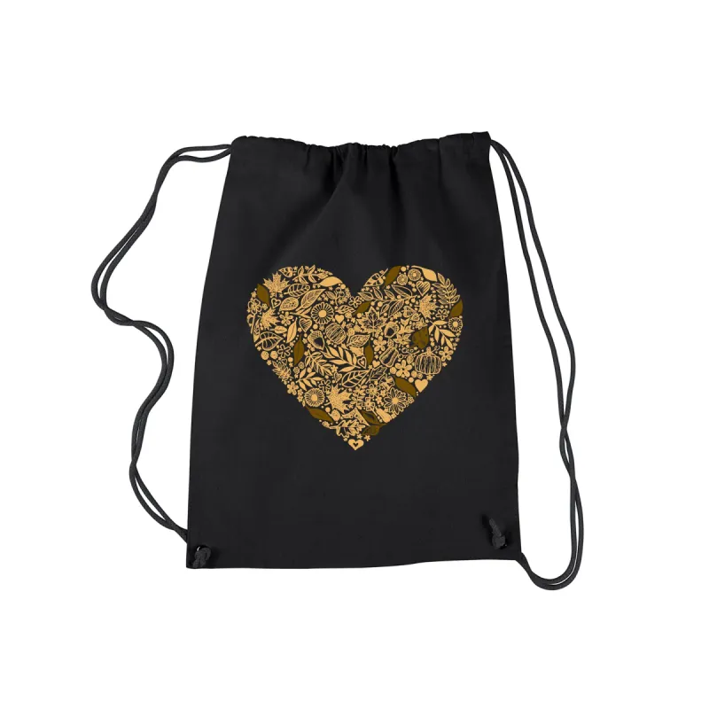 Fall Vibes  - Drawstring Backpack sold by LA Pop Art