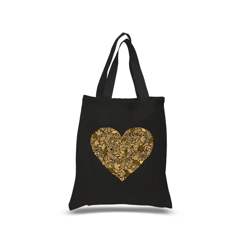 Fall Vibes  - Small Word Art Tote Bag sold by LA Pop Art
