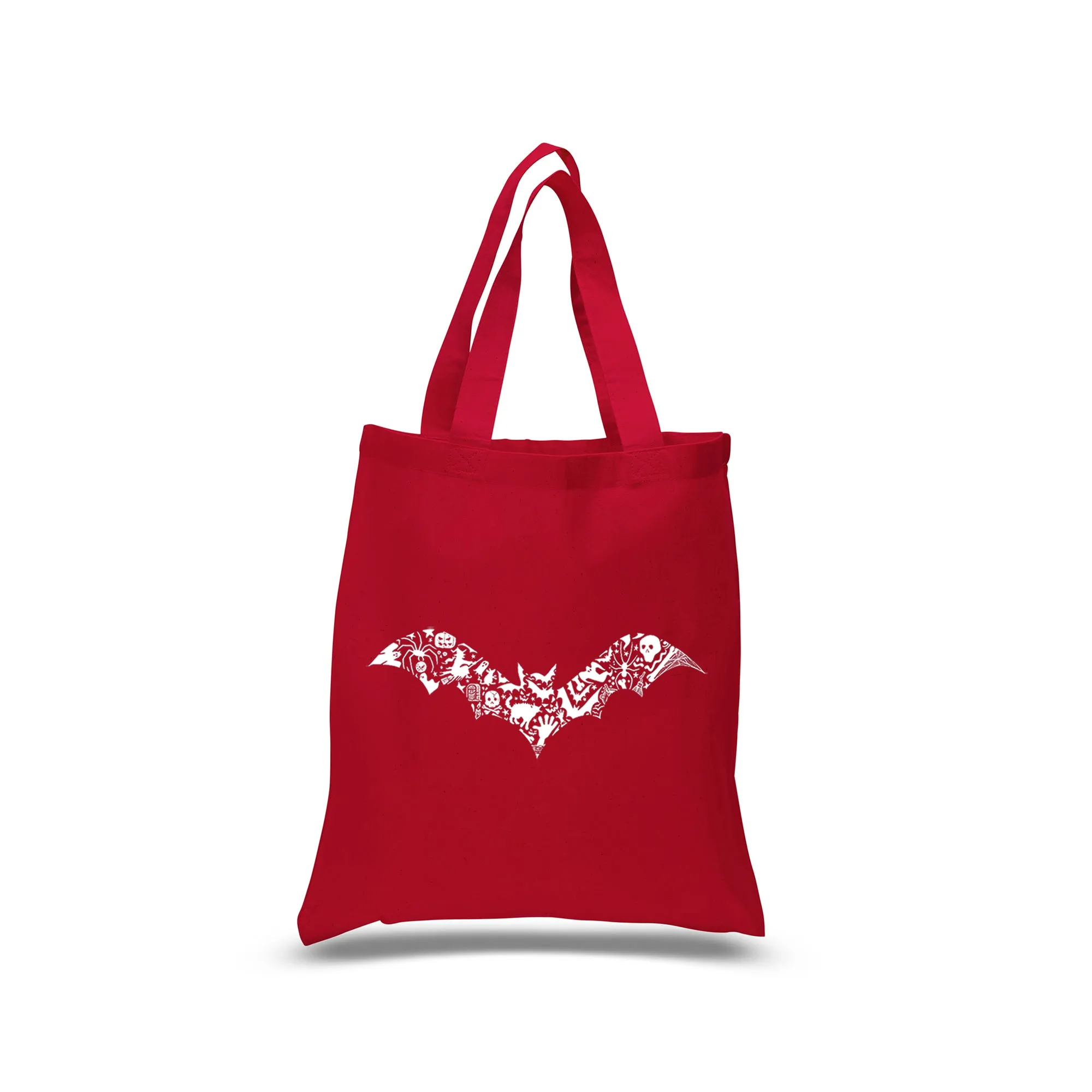 Halloween Bat - Small Word Art Tote Bag sold by LA Pop Art product image thumbnail 3
