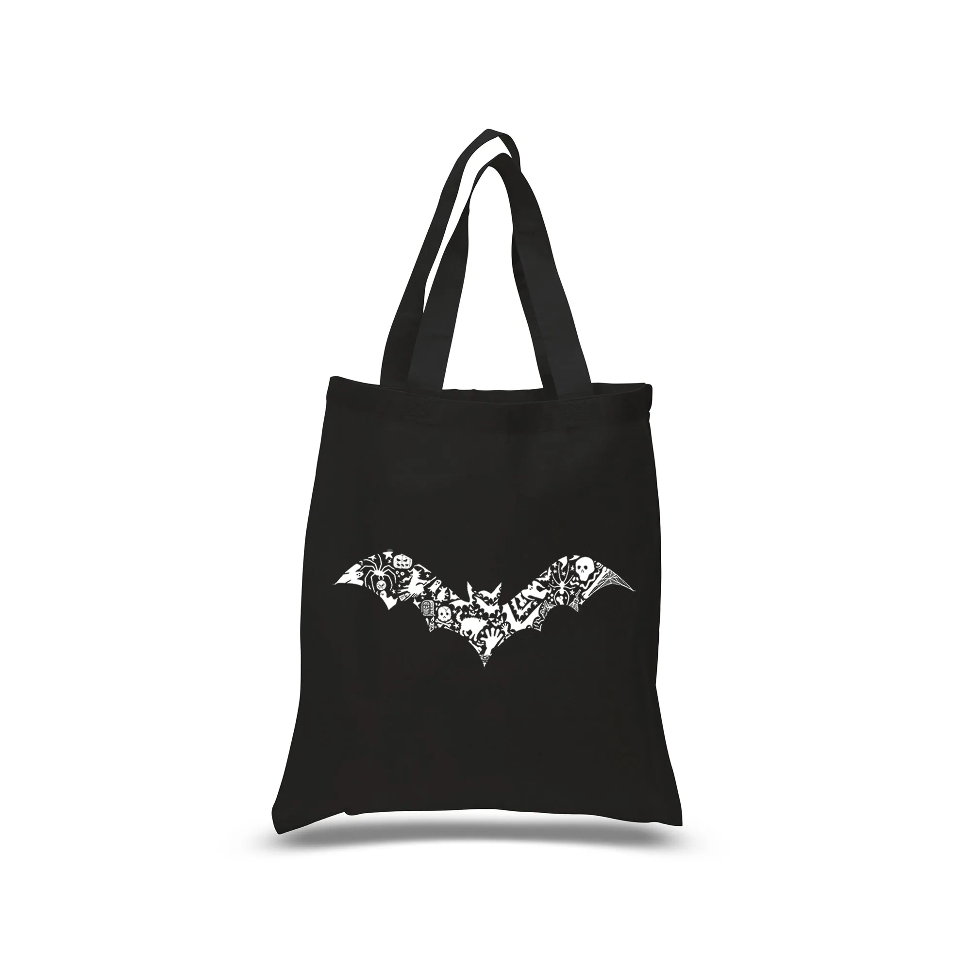 Halloween Bat - Small Word Art Tote Bag sold by LA Pop Art
