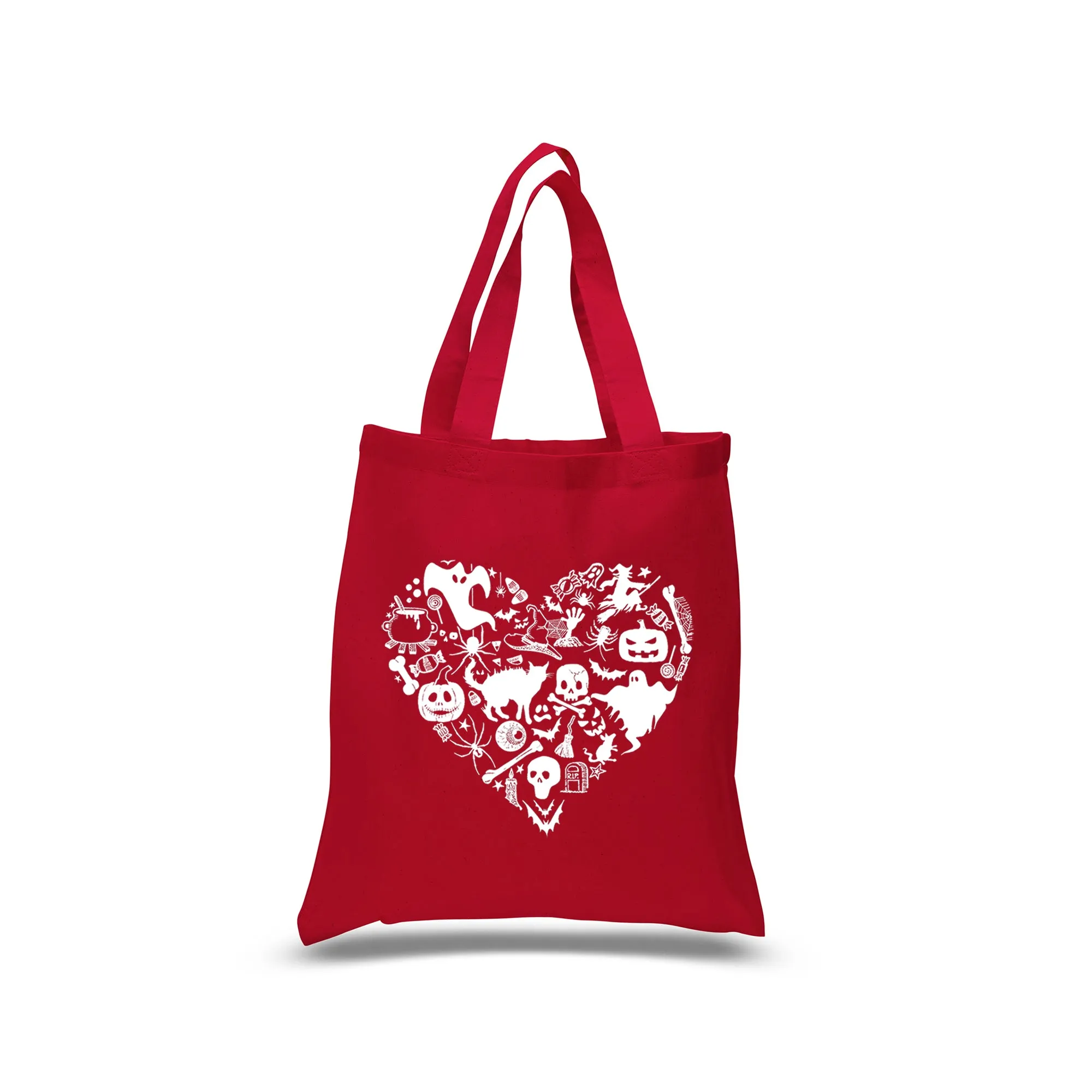 Halloween Heart - Small Word Art Tote Bag sold by LA Pop Art product image thumbnail 3