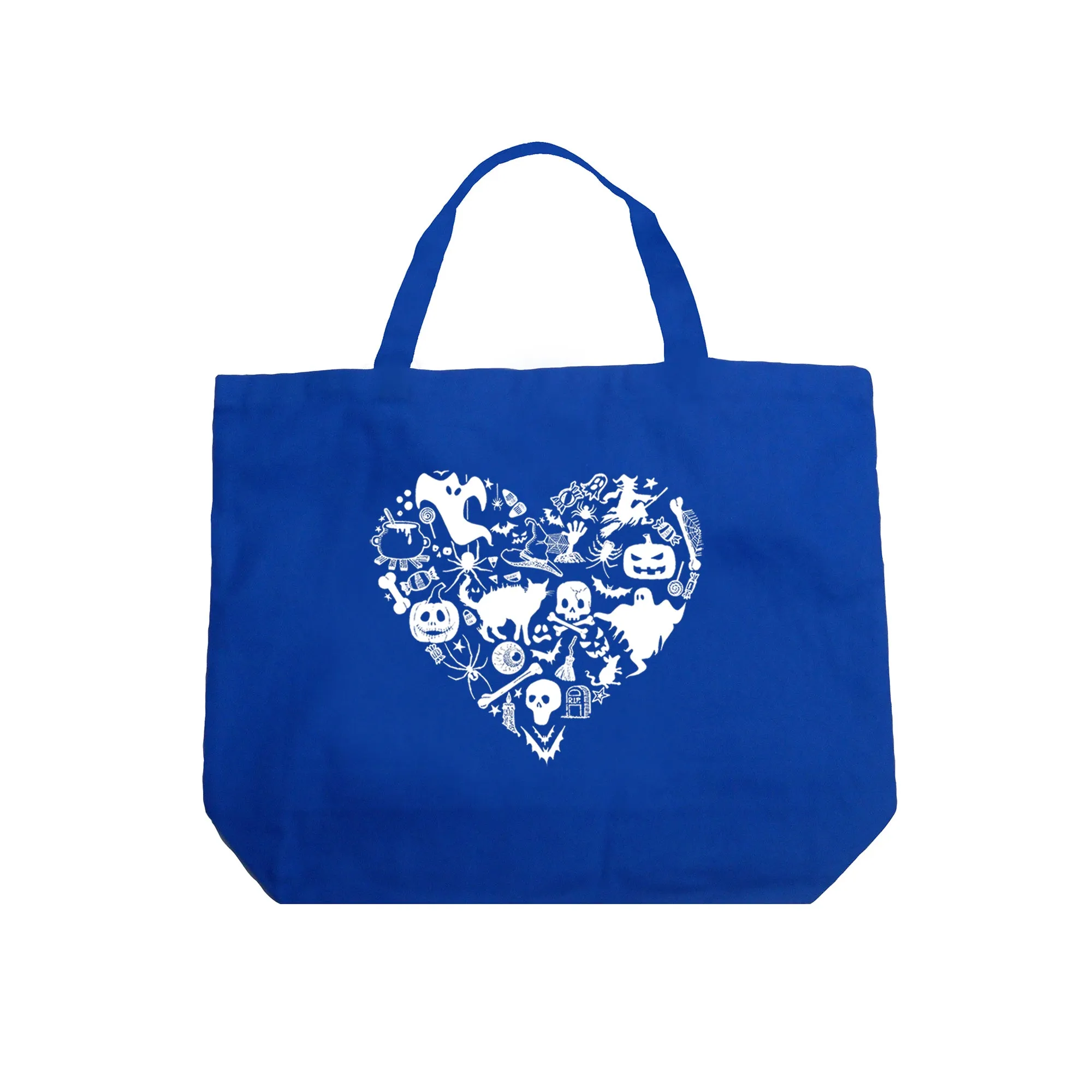 Halloween Heart - Large Word Art Tote Bag sold by LA Pop Art product image thumbnail 5