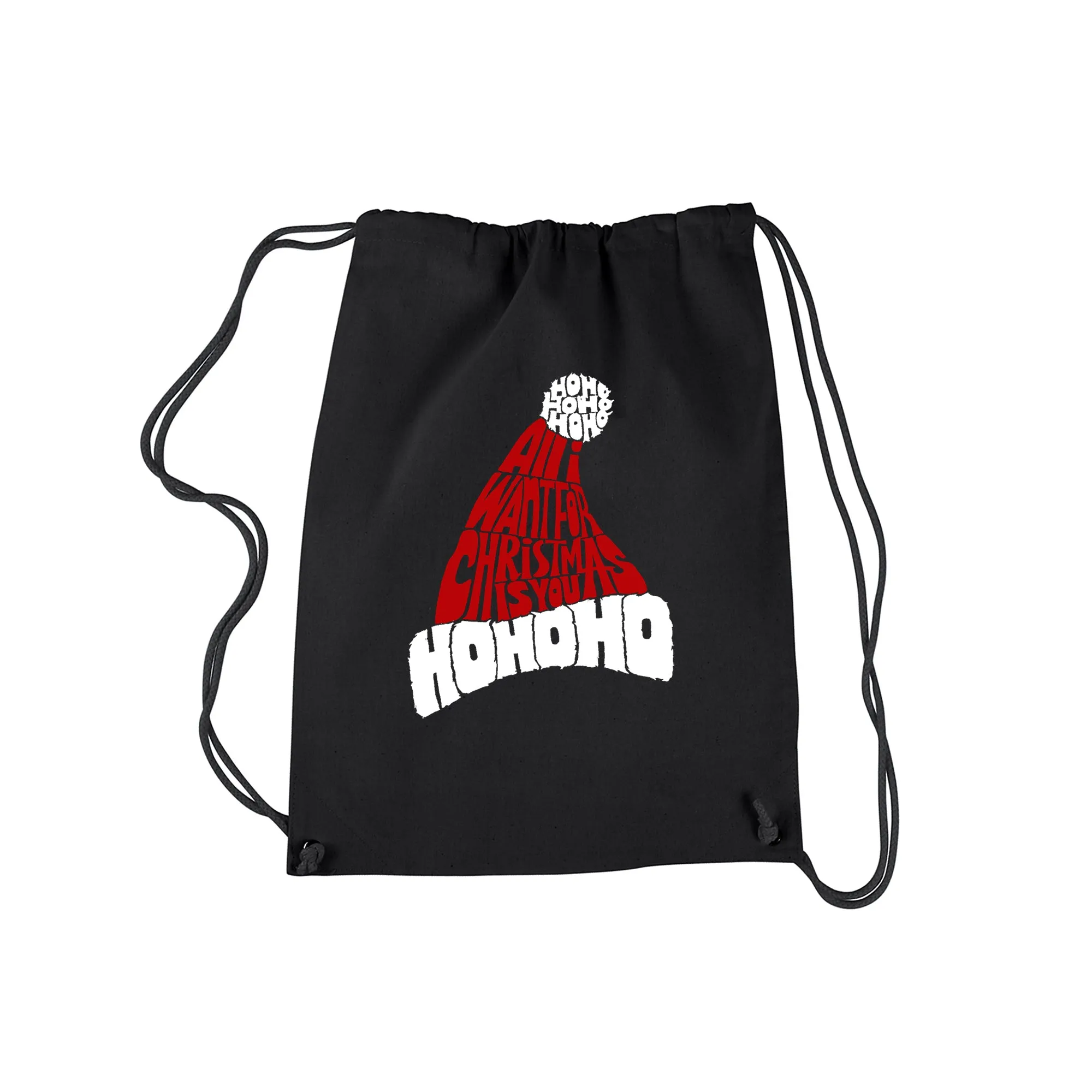 All I Want for Christmas is You - Drawstring Backpack sold by LA Pop Art
