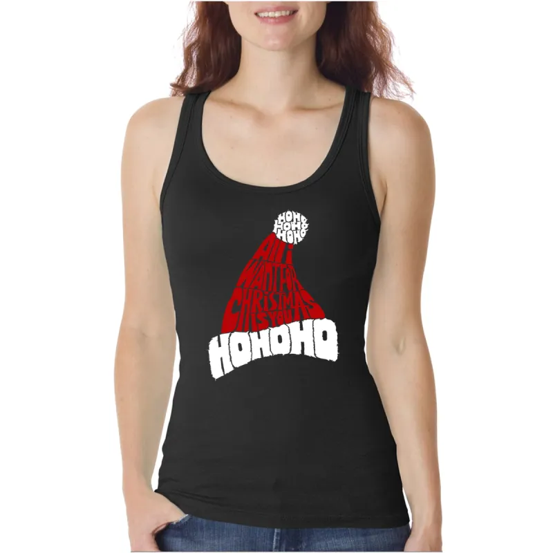 All I Want for Christmas is You - Women's Word Art Tank Top sold by LA Pop Art