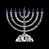 Hanukkah Menorah - Men's Word Art T-Shirt sold by LA Pop Art