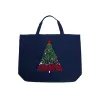 Have Yourself a Merry Little Christmas - Large Word Art Tote Bag sold by LA Pop Art