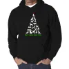 Here Comes Santa Paws - Men's Word Art Hooded Sweatshirt sold by LA Pop Art