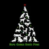 Here Comes Santa Paws - Men's Word Art Hooded Sweatshirt sold by LA Pop Art