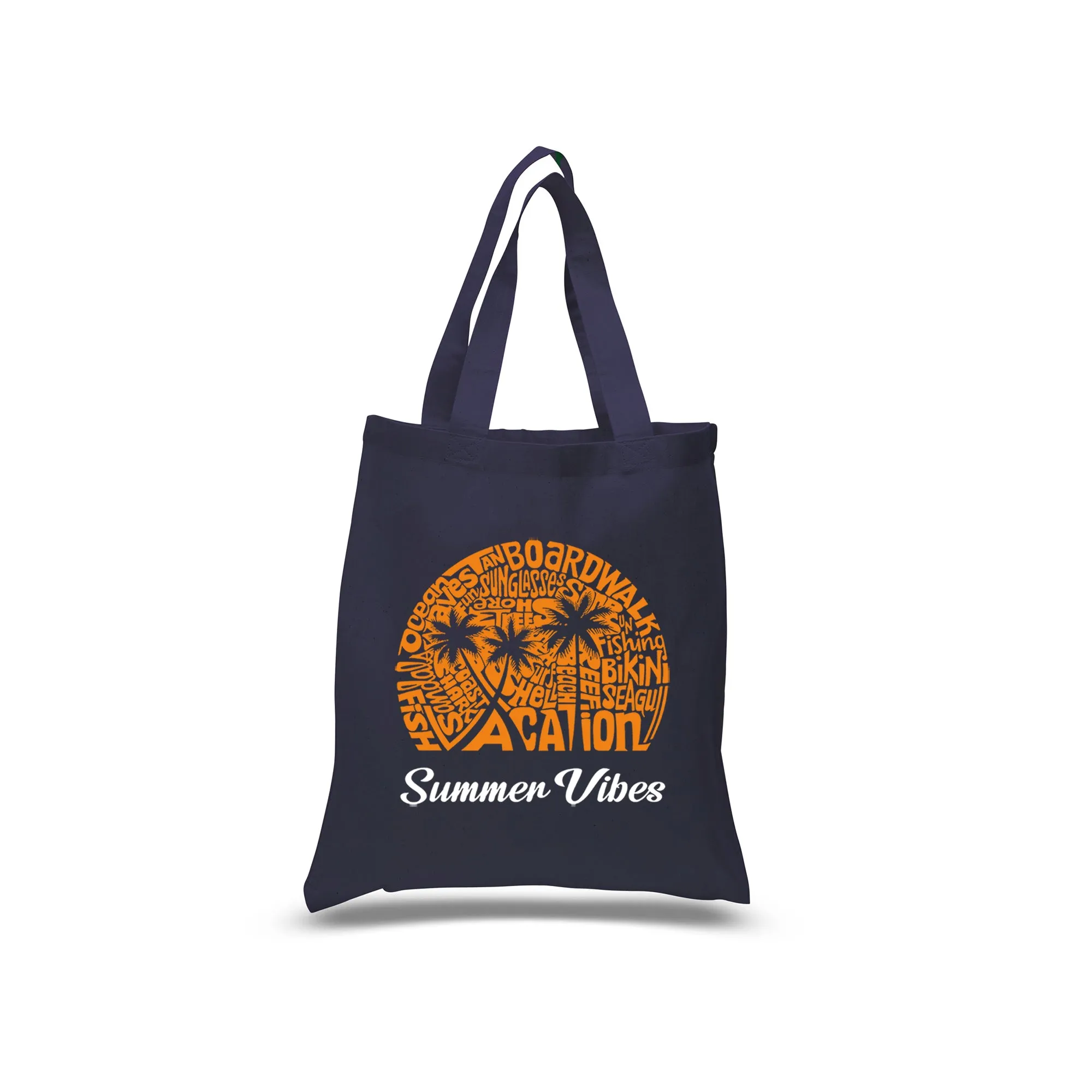 Summer Vibes - Small Word Art Tote Bag sold by LA Pop Art product image thumbnail 4