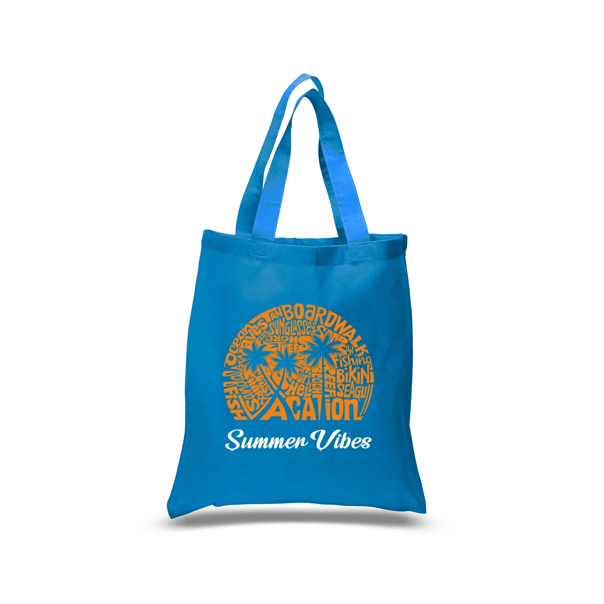 Summer Vibes - Small Word Art Tote Bag sold by LA Pop Art product image thumbnail 5