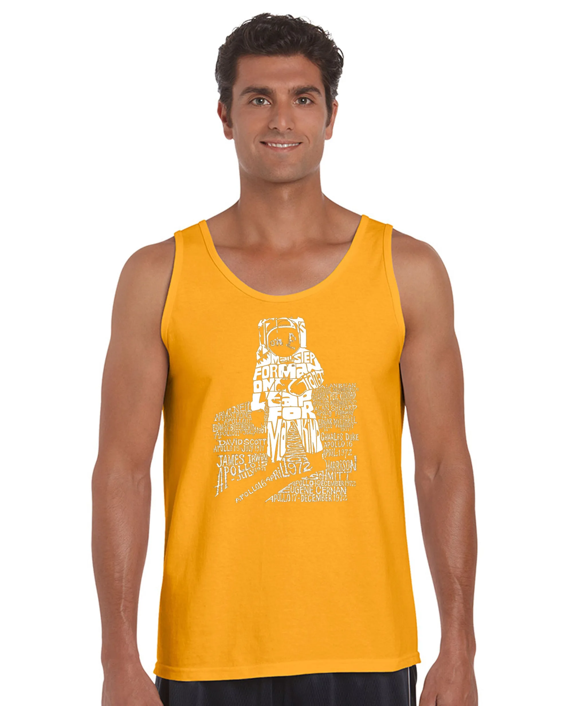 ASTRONAUT - Men's Word Art Tank Top sold by LA Pop Art product image thumbnail 4