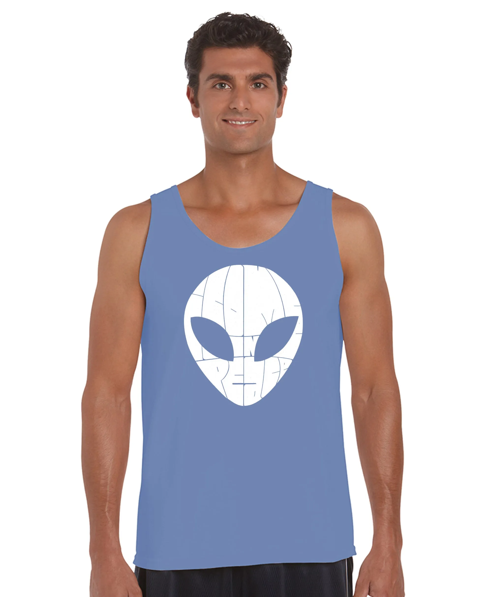 I COME IN PEACE - Men's Word Art Tank Top sold by LA Pop Art product image thumbnail 3