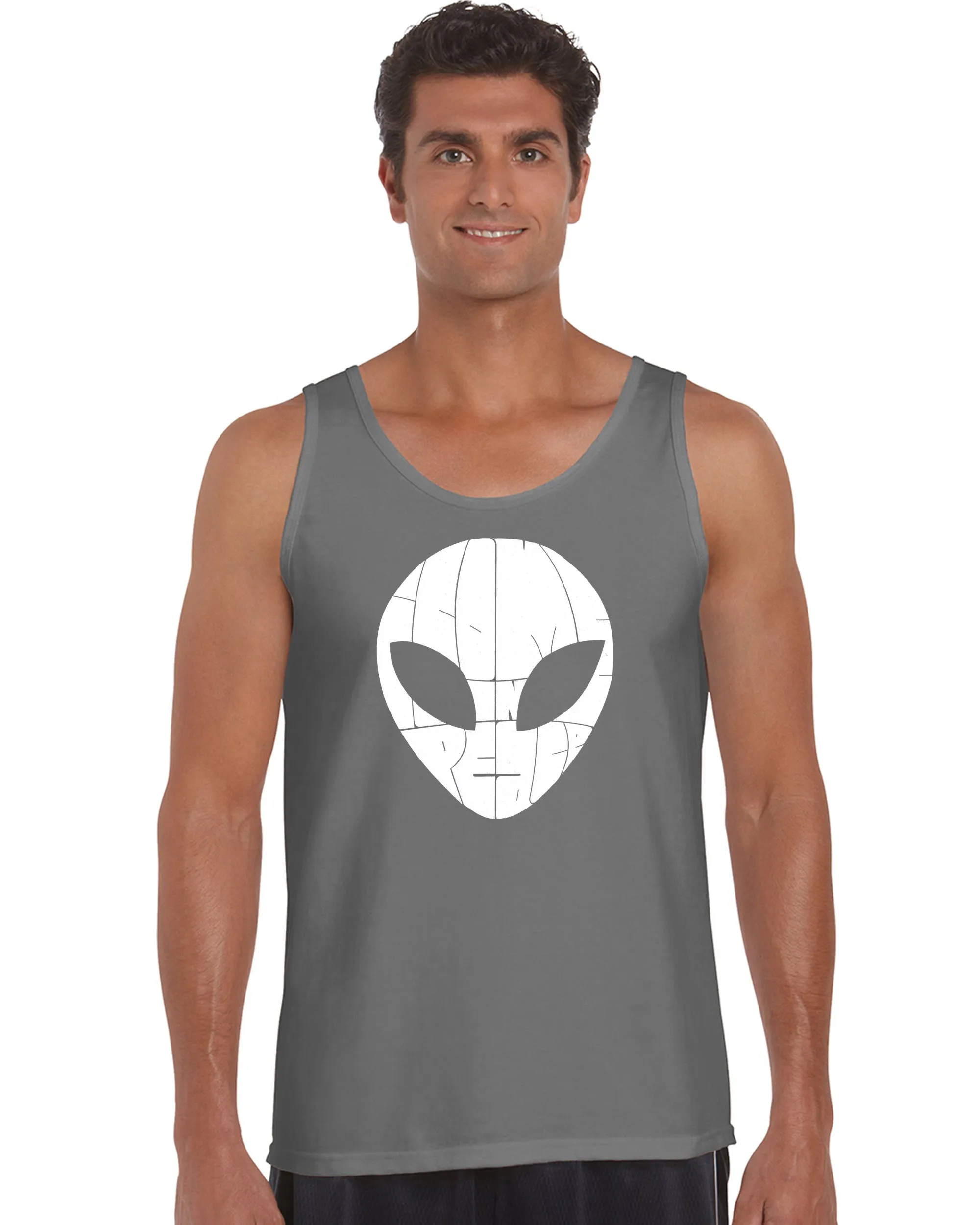 I COME IN PEACE - Men's Word Art Tank Top sold by LA Pop Art product image thumbnail 5