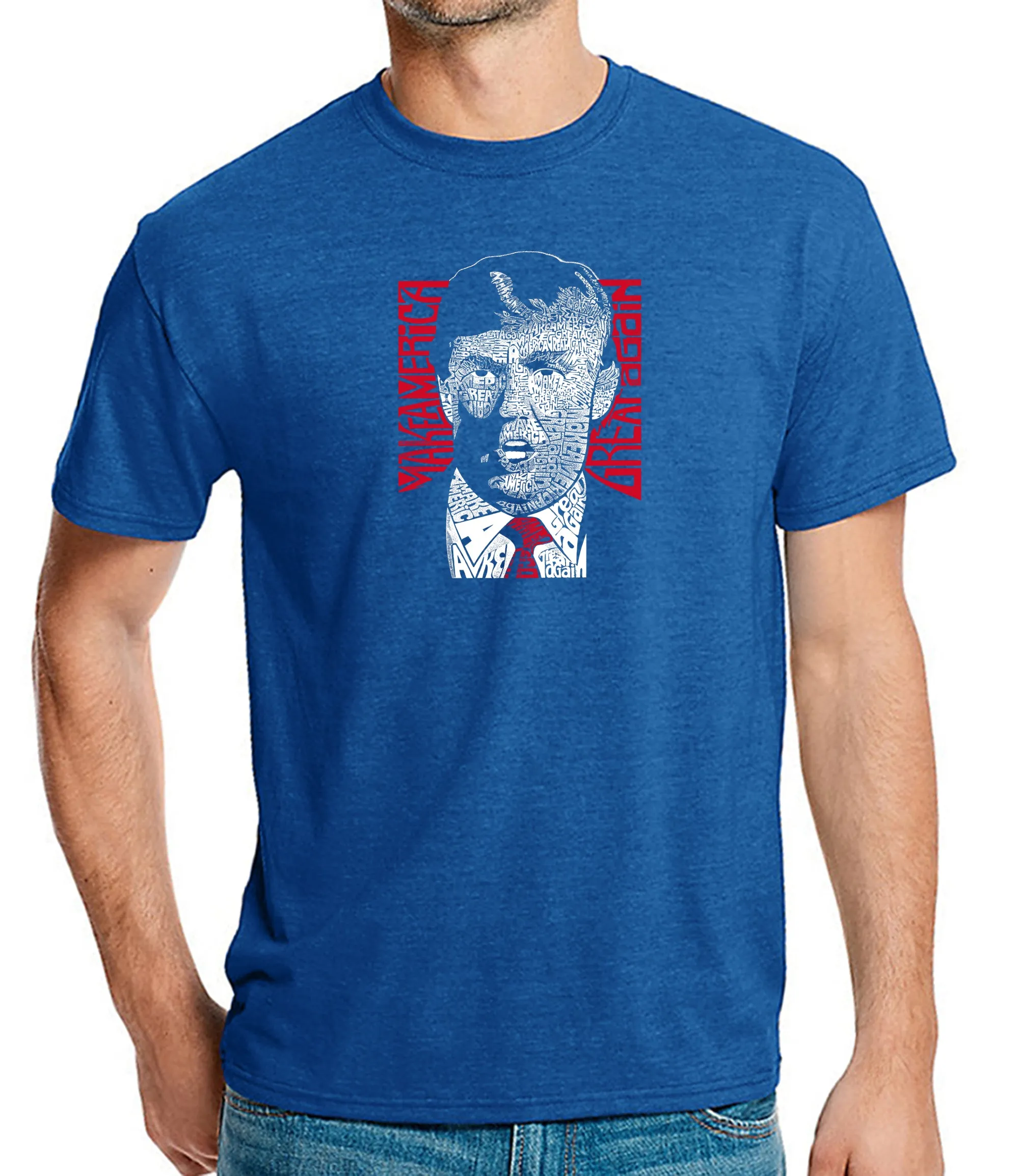 TRUMP Make America Great Again - Men's Premium Blend Word Art T-Shirt sold by LA Pop Art product image thumbnail 5