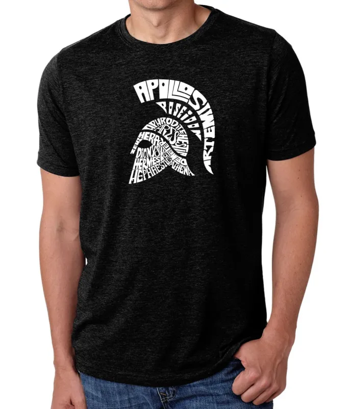 SPARTAN - Men's Premium Blend Word Art T-Shirt sold by LA Pop Art