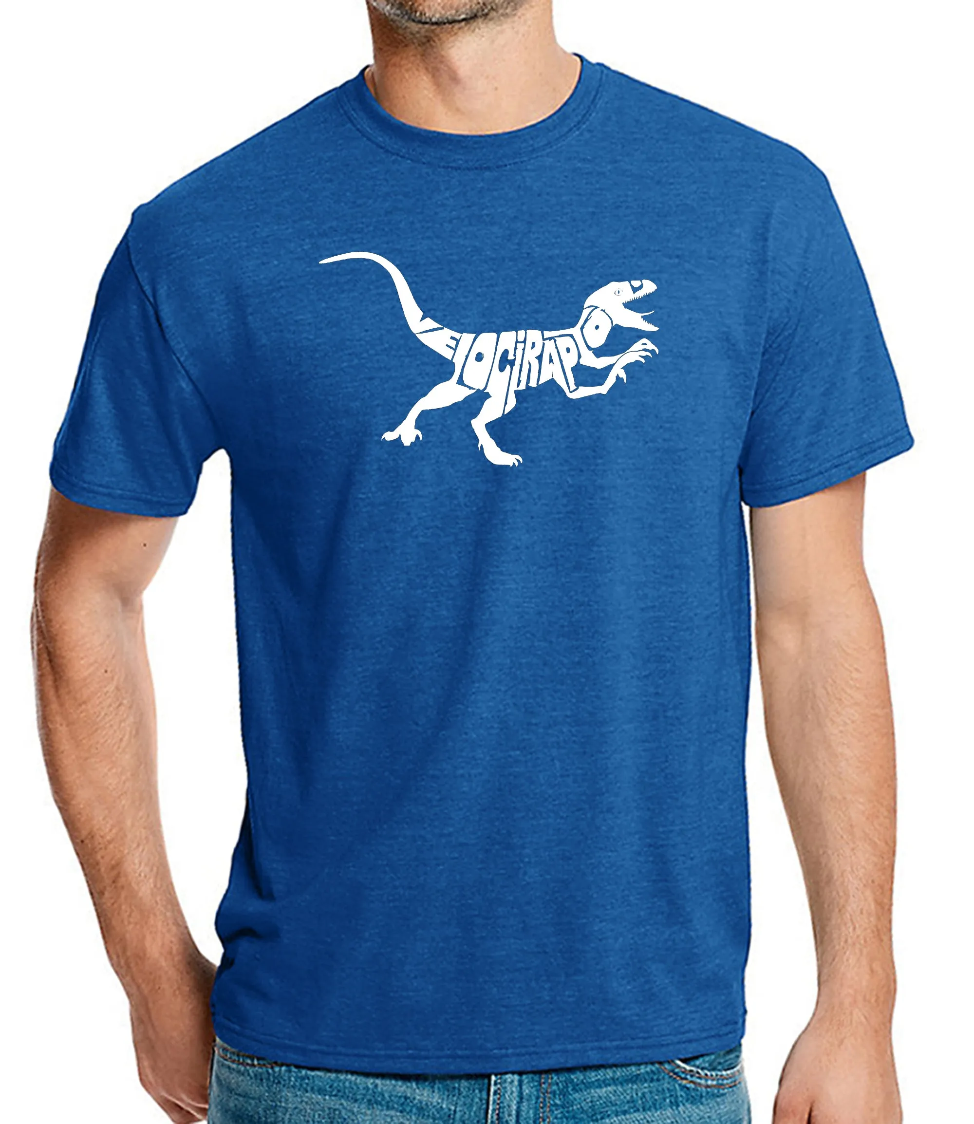 Velociraptor - Men's Premium Blend Word Art T-Shirt sold by LA Pop Art product image thumbnail 5