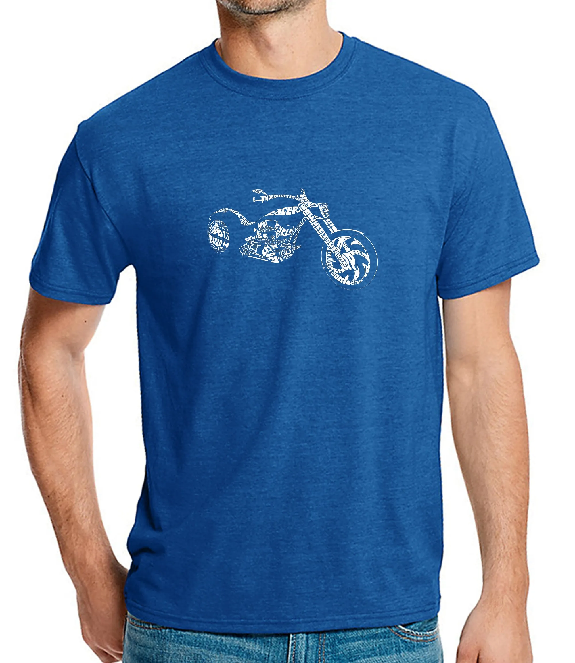 MOTORCYCLE - Men's Premium Blend Word Art T-Shirt sold by LA Pop Art product image thumbnail 5
