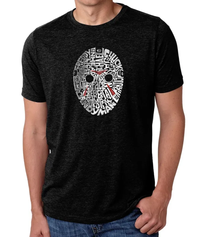 Slasher Movie Villians - Men's Premium Blend Word Art T-Shirt sold by LA Pop Art