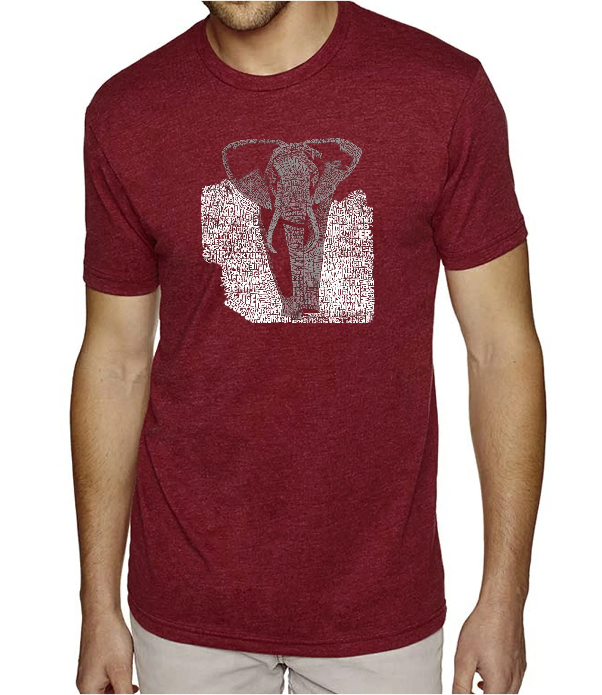 ELEPHANT - Men's Premium Blend Word Art T-Shirt sold by LA Pop Art product image thumbnail 4