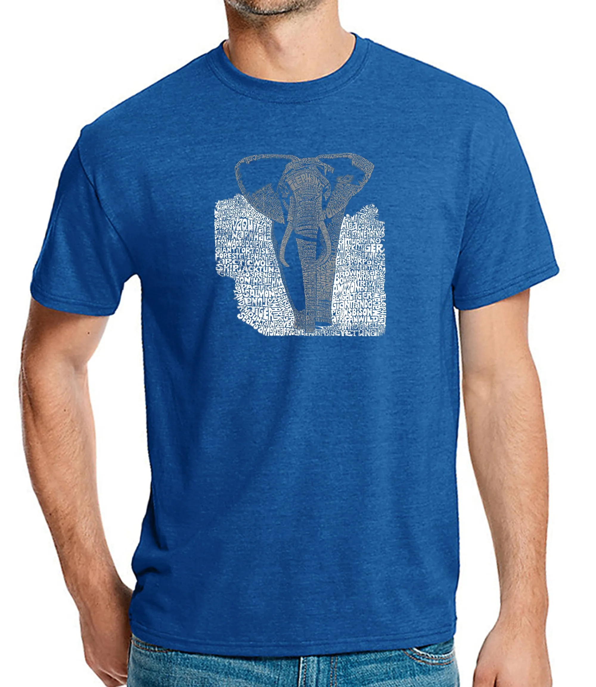ELEPHANT - Men's Premium Blend Word Art T-Shirt sold by LA Pop Art product image thumbnail 5