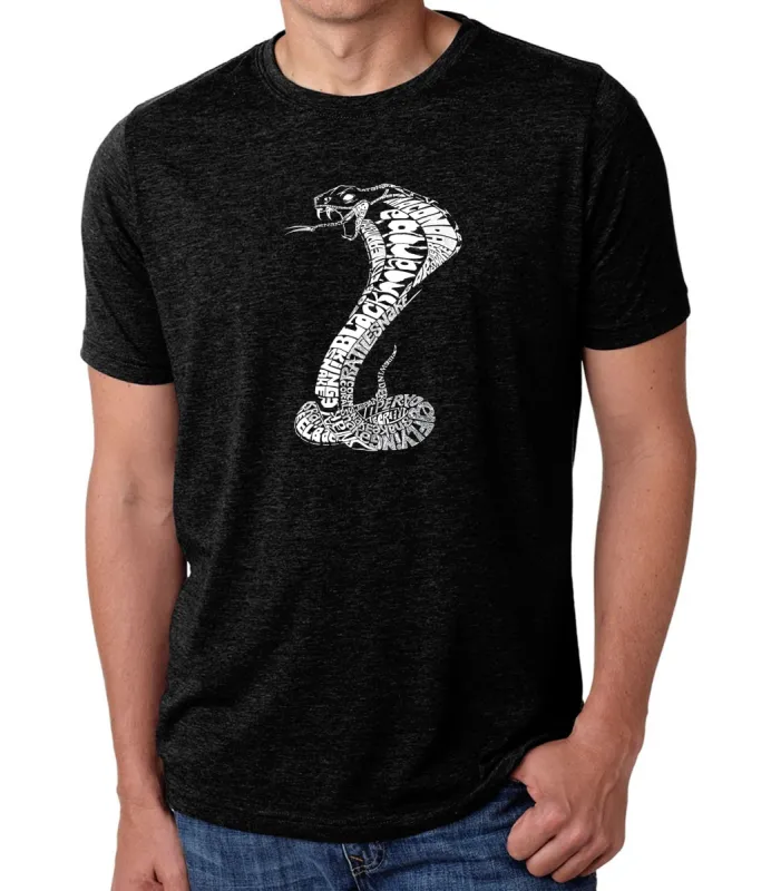 Types of Snakes - Men's Premium Blend Word Art T-Shirt sold by LA Pop Art