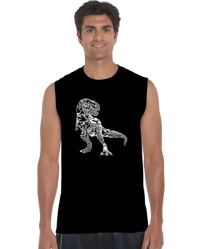 Dino Pics - Men's Word Art Sleeveless T-Shirt sold by LA Pop Art