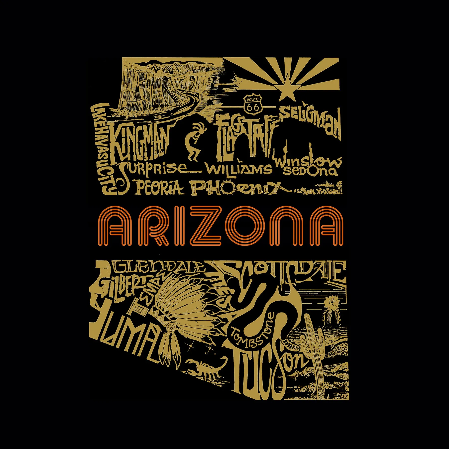 Az Pics - Men's Word Art Sleeveless T-Shirt sold by LA Pop Art product image thumbnail 2