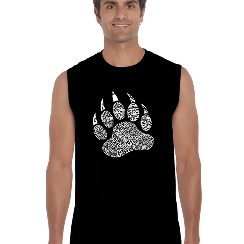Types of Bears -  Men's Word Art Sleeveless T-Shirt sold by LA Pop Art