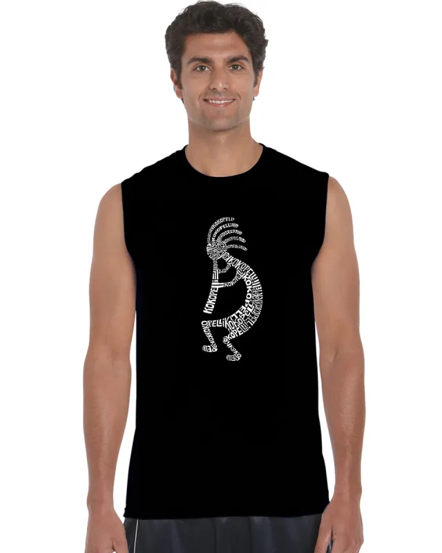 Kokopelli - Men's Word Art Sleeveless T-Shirt sold by LA Pop Art