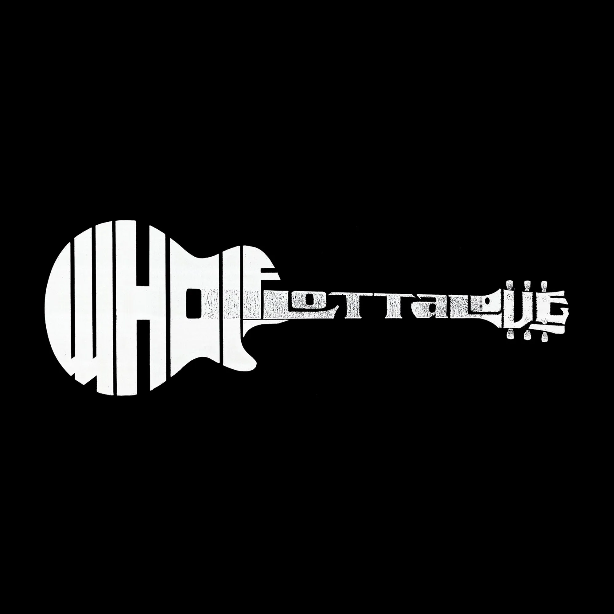 Whole Lotta Love - Men's Word Art Sleeveless T-Shirt sold by LA Pop Art product image thumbnail 2