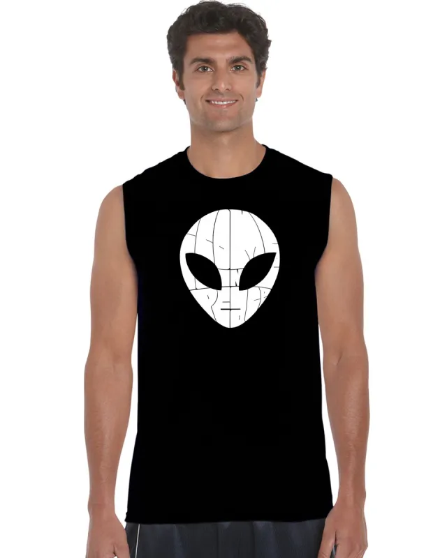 I COME IN PEACE - Men's Word Art Sleeveless T-Shirt sold by LA Pop Art