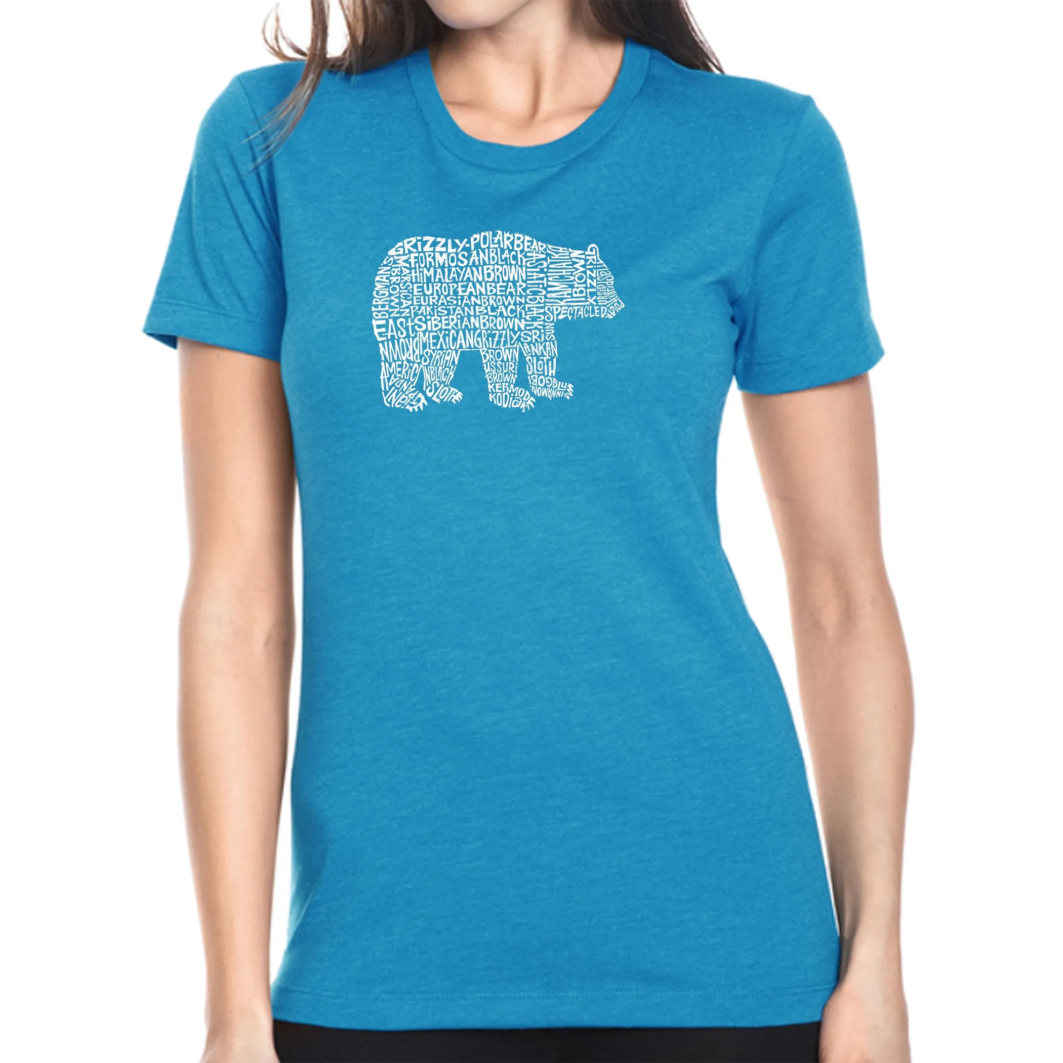 Bear Species - Women's Premium Blend Word Art T-Shirt sold by LA Pop Art product image thumbnail 5
