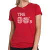 90S - Women's Premium Blend Word Art T-Shirt sold by LA Pop Art