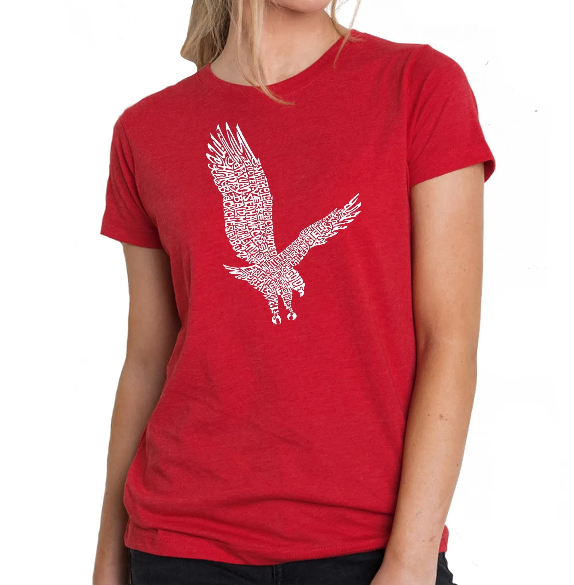 Eagle - Women's Premium Blend Word Art T-Shirt sold by LA Pop Art product image thumbnail 4