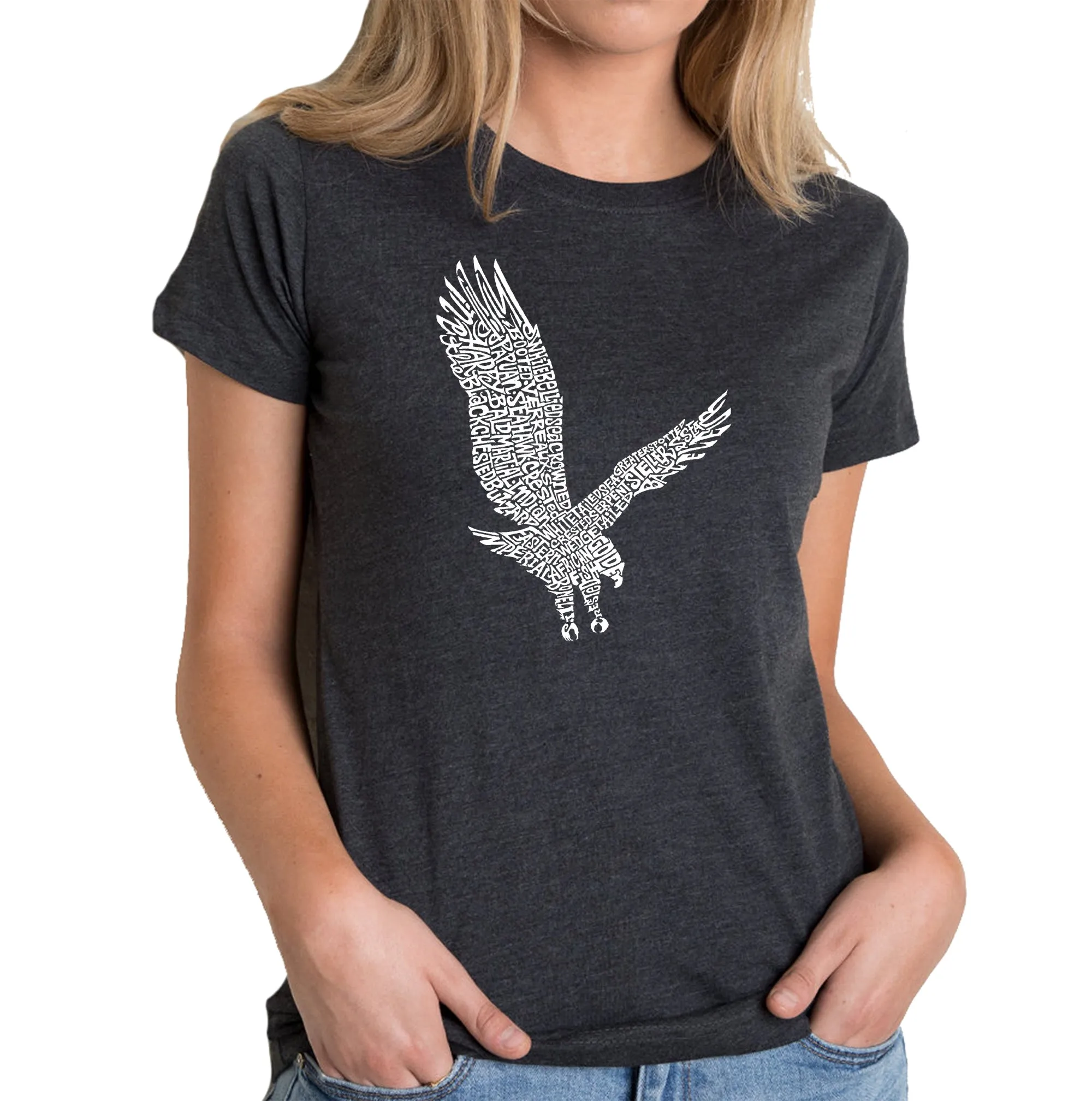 Eagle - Women's Premium Blend Word Art T-Shirt sold by LA Pop Art