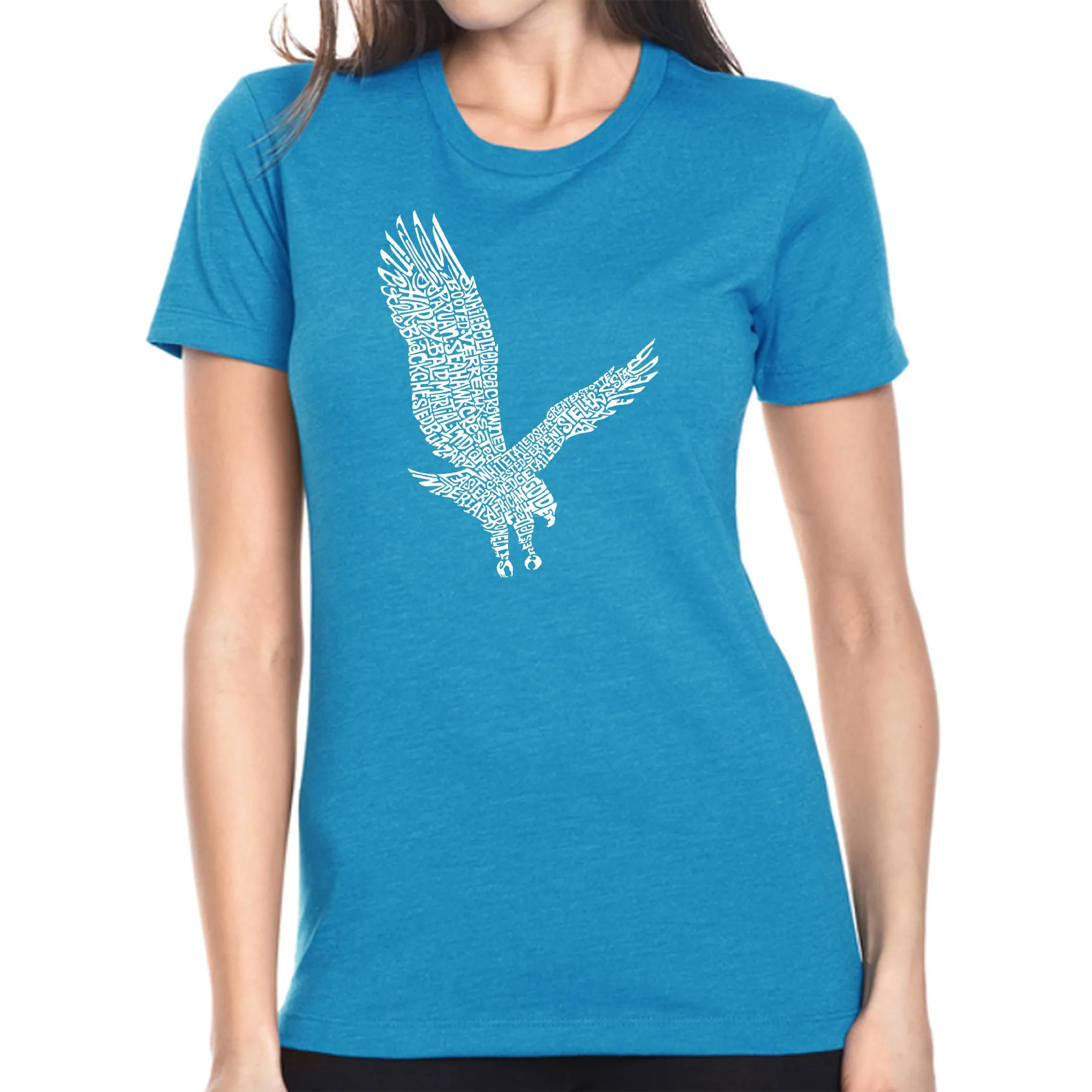 Eagle - Women's Premium Blend Word Art T-Shirt sold by LA Pop Art product image thumbnail 5