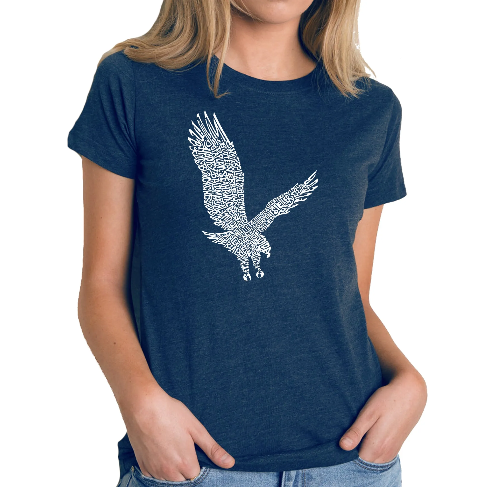 Eagle - Women's Premium Blend Word Art T-Shirt sold by LA Pop Art product image thumbnail 3