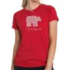 Yosemite Bear - Women's Premium Blend Word Art T-Shirt sold by LA Pop Art