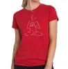 POPULAR YOGA POSES - Women's Premium Blend Word Art T-Shirt sold by LA Pop Art