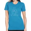 POPULAR YOGA POSES - Women's Premium Blend Word Art T-Shirt sold by LA Pop Art