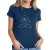 POPULAR YOGA POSES - Women's Premium Blend Word Art T-Shirt sold by LA Pop Art