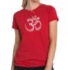 Poses OM - Women's Premium Blend Word Art T-Shirt sold by LA Pop Art