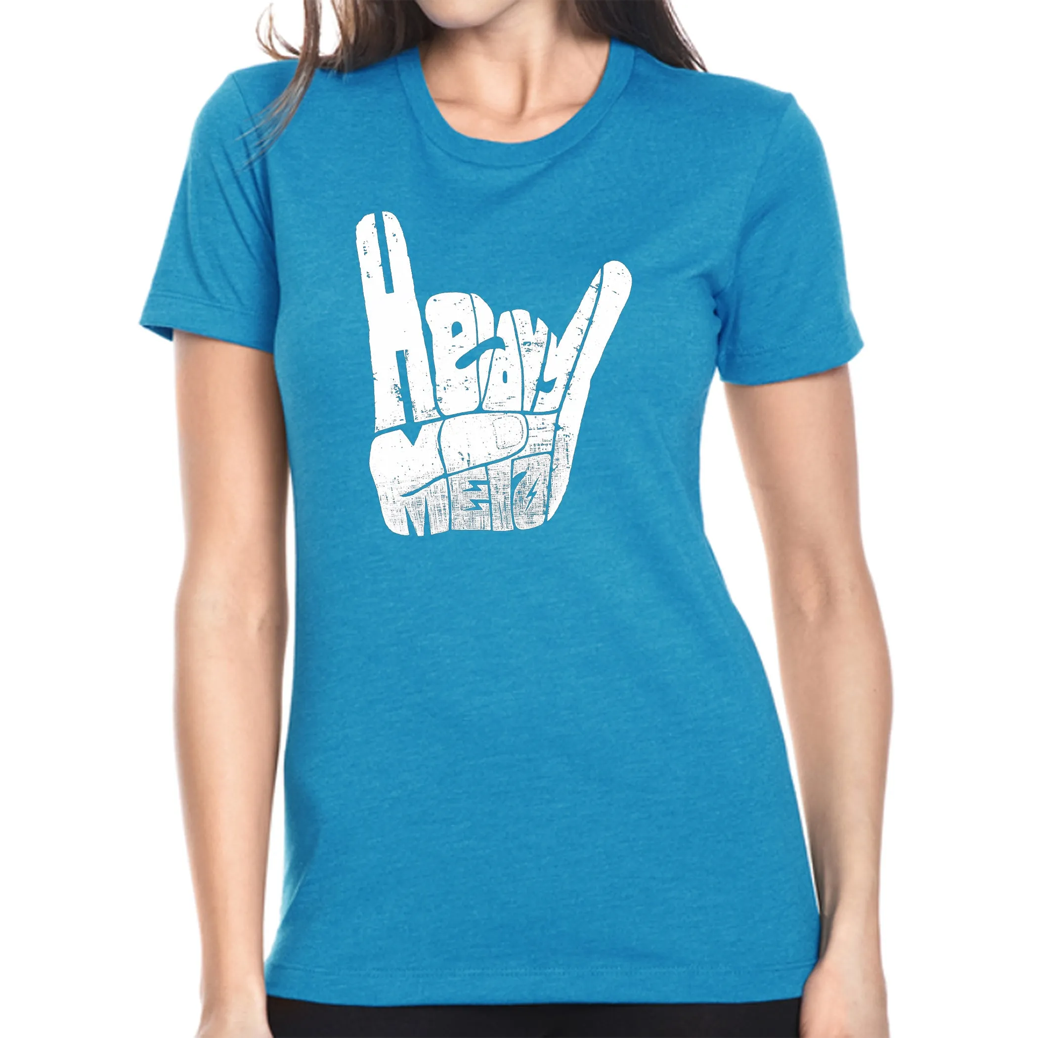 Heavy Metal - Women's Premium Blend Word Art T-Shirt sold by LA Pop Art product image thumbnail 5