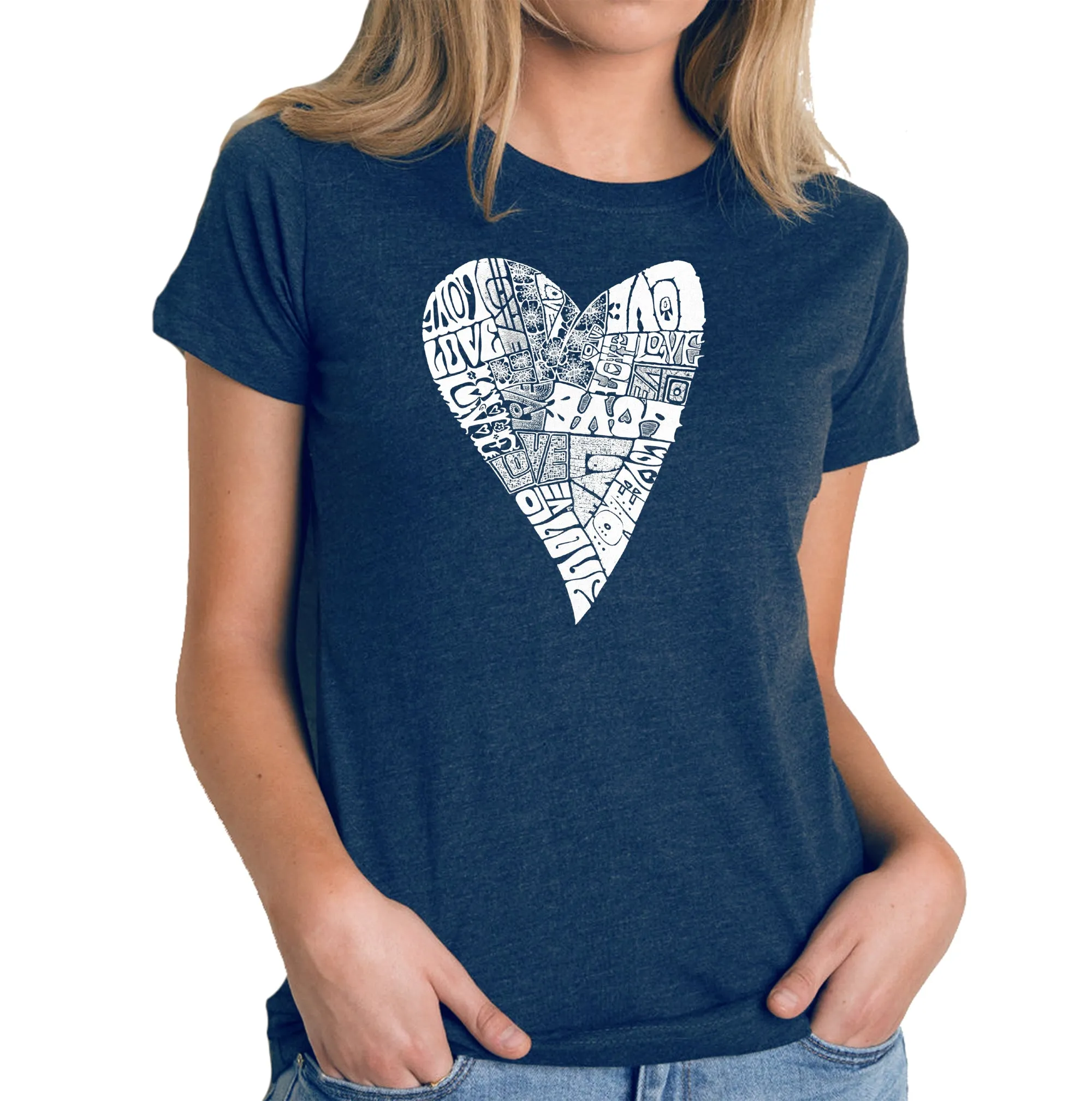 Lots of Love - Women's Premium Blend Word Art T-Shirt sold by LA Pop Art product image thumbnail 3